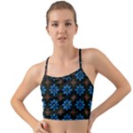 Flower Pattern Flora Floral Seamless Mini Tank Bikini Top