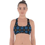 Flower Pattern Flora Floral Seamless Cross Back Hipster Bikini Top 