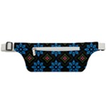 Flower Pattern Flora Floral Seamless Active Waist Bag