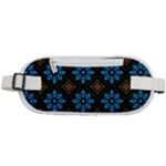 Flower Pattern Flora Floral Seamless Rounded Waist Pouch