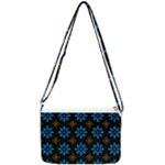 Flower Pattern Flora Floral Seamless Double Gusset Crossbody Bag