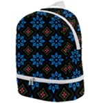 Flower Pattern Flora Floral Seamless Zip Bottom Backpack