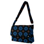 Flower Pattern Flora Floral Seamless Full Print Messenger Bag (M)