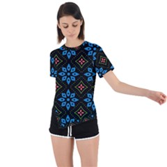 Asymmetrical Short Sleeve Sports T-Shirt 