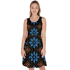 Knee Length Skater Dress With Pockets 