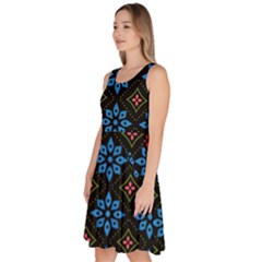 Knee Length Skater Dress With Pockets 