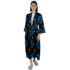 Maxi Satin Kimono 