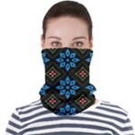 Flower Pattern Flora Floral Seamless Face Seamless Bandana (Adult)