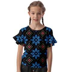 Kids  Cut Out Flutter Sleeves 