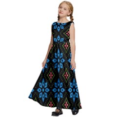 Kids  Satin Sleeveless Maxi Dress 