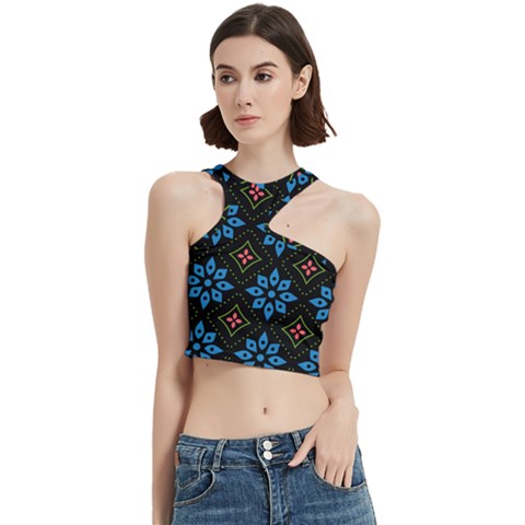 Flower Pattern Flora Floral Seamless Cut Out Top from ArtsNow.com