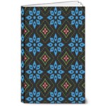 Flower Pattern Flora Floral Seamless 8  x 10  Softcover Notebook