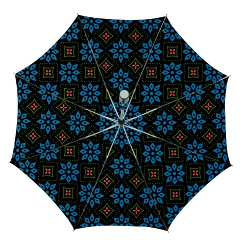 Flower Pattern Flora Floral Seamless Automatic Folding Umbrella with Case (Medium) from ArtsNow.com