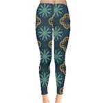 Flowers Pattern Design Abstract Everyday Leggings 