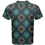 Flowers Pattern Design Abstract Men s Cotton T-Shirt