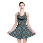 Flowers Pattern Design Abstract Reversible Skater Dress