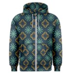 Flowers Pattern Design Abstract Men s Zipper Hoodie