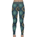 Flowers Pattern Design Abstract Classic Yoga Leggings