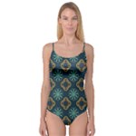 Flowers Pattern Design Abstract Camisole Leotard 