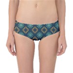 Flowers Pattern Design Abstract Classic Bikini Bottoms