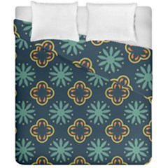 Flowers Pattern Design Abstract Duvet Cover Double Side (California King Size) from ArtsNow.com