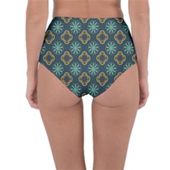 Reversible High-Waist Bikini Bottoms 