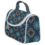 Flowers Pattern Design Abstract Satchel Handbag