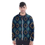 Flowers Pattern Design Abstract Men s Windbreaker