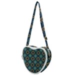 Flowers Pattern Design Abstract Heart Shoulder Bag