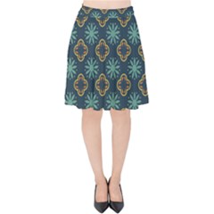 Velvet High Waist Skirt 