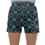 Flowers Pattern Design Abstract Sleepwear Shorts