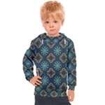 Flowers Pattern Design Abstract Kids  Hooded Pullover