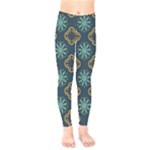 Flowers Pattern Design Abstract Kids  Leggings