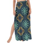 Flowers Pattern Design Abstract Maxi Chiffon Tie-Up Sarong