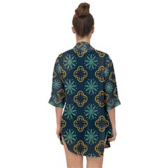 Open Front Chiffon Kimono 