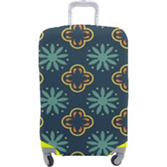 Flowers Pattern Design Abstract Luggage Cover (Large) from ArtsNow.com