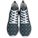 Flowers Pattern Design Abstract Men s Lightweight High Top Sneakers