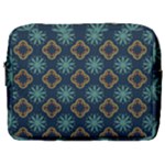 Flowers Pattern Design Abstract Make Up Pouch (Large)