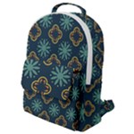 Flowers Pattern Design Abstract Flap Pocket Backpack (Small)