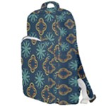 Flowers Pattern Design Abstract Double Compartment Backpack