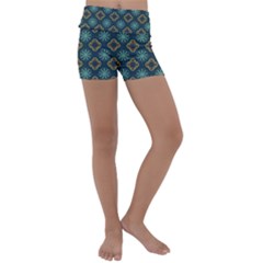 Kids  Lightweight Velour Yoga Shorts 