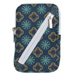 Flowers Pattern Design Abstract Belt Pouch Bag (Small)