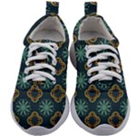 Flowers Pattern Design Abstract Kids Athletic Shoes