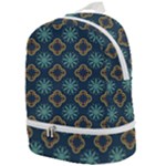 Flowers Pattern Design Abstract Zip Bottom Backpack