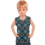 Flowers Pattern Design Abstract Kids  Sport Tank Top