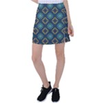 Flowers Pattern Design Abstract Tennis Skirt