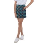 Flowers Pattern Design Abstract Kids  Tennis Skirt