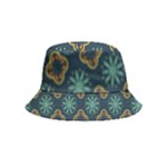 Flowers Pattern Design Abstract Inside Out Bucket Hat (Kids)