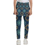 Flowers Pattern Design Abstract Kids  Skirted Pants