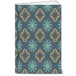 Flowers Pattern Design Abstract 8  x 10  Hardcover Notebook